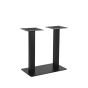 Restauranttafel 120x70x74 cm - straight edge - espresso