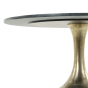  Salontafel Rickerd Ø76 cm marmer groen/antiekbrons van het woonmerk Light & Living