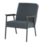 Sally fauteuil ribstof