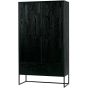 Silas 2-deurs kast essen blacknight 149x85x35.5cm