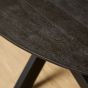 Eettafel Brandy ovaal 240 cm - zwart