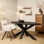 Eettafel Brandy ovaal 180 cm - zwart