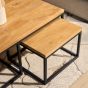 Salontafels Denver - set van 3 - naturel