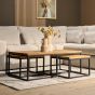 Salontafels Denver - set van 3 - naturel