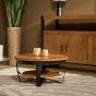 Ronde salontafel Paras - ø70 cm - naturel