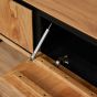 Zwevend tv-meubel RichWood 280 cm - naturel