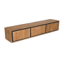 Zwevend tv-meubel RichWood 160 cm - naturel