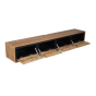 Zwevend tv-meubel RichWood 200 cm - naturel