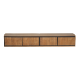 Zwevend tv-meubel RichWood 200 cm - naturel