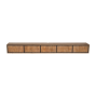 Zwevend tv-meubel RichWood 280 cm - naturel
