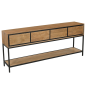 Sidetable RichWood 180 cm - naturel
