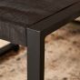 Vierkante bijzettafel Boaz - 60 cm - zwart