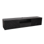 Zwevend tv-meubel New York 160 cm - zwart