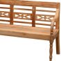 Stations tuinbank teakhout 130 cm - OUTLET