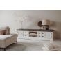 Fleur tv-meubel - 220 cm - wit