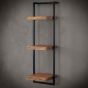 Woody metaal wandplank 30x100 cm