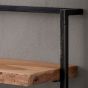 Woody metaal wandplank 100 cm