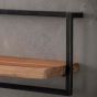 Woody metaal wandplank 65 cm - OUTLET B