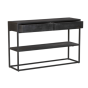 Sidetable Denver Black - 120 cm - zwart