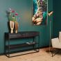 Sidetable Denver Black - 120 cm - zwart