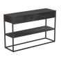 Sidetable Denver Black - 120 cm - zwart