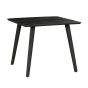 Vierkante eettafel Omaha - 90 cm - zwart