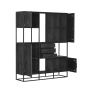 Vakkenkast New York Supreme XXL - 160 cm - zwart
