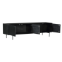 Tv-meubel Madison 210 cm - zwart