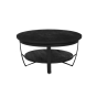 Salontafel Paras ø70 cm - zwart