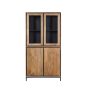 Richwood vitrinekast - mangohout - 100 cm