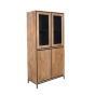 Richwood vitrinekast - mangohout - 100 cm