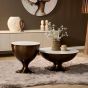 Salontafel Ava set van 2 - brons