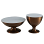 Salontafel Ava set van 2 - brons
