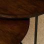 Salontafel Madison ø70 cm set van 2 - bruin