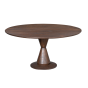 Eettafel Lima rond 130 cm - bruin