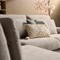 Jesse 2,5-zitsbank ottomane links - beige