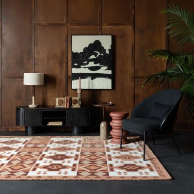Dutchbone Maron vloerkleed 200x300 cm - bruin/beige