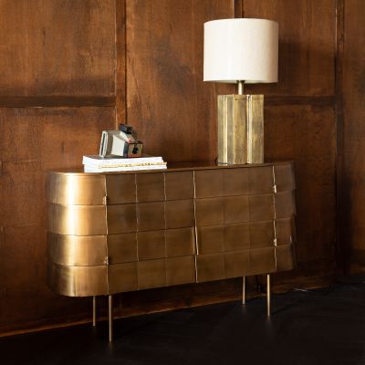 Dutchbone Hanna dressoir 26x117x70 cm - goud