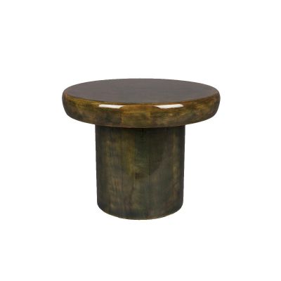 Dutchbone Mush bijzettafel L groen/bruin