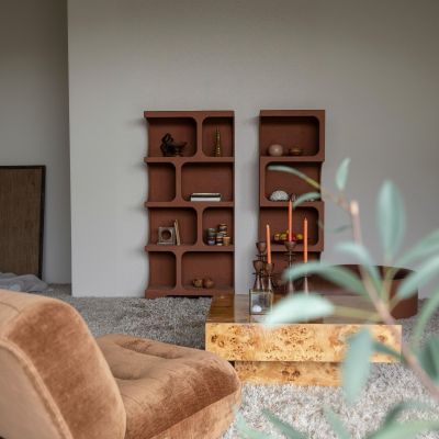 Dutchbone Dundee opbergkast M - terracotta