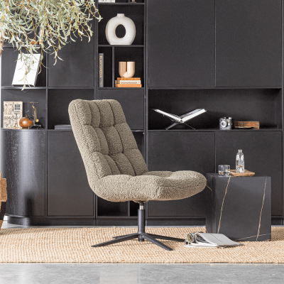 Fauteuil Job Teddy Groen