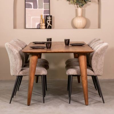 Label51 Fly eettafel 160x90x76 cm - naturel