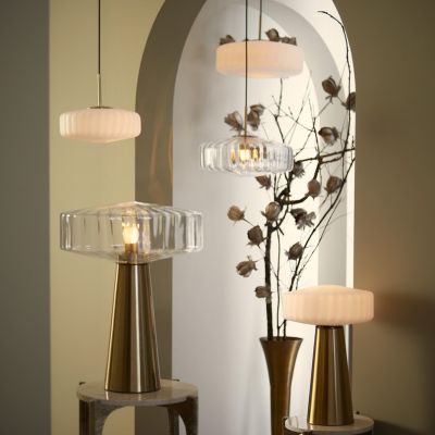 Light & Living Pleat tafellamp Ø30x45 cm