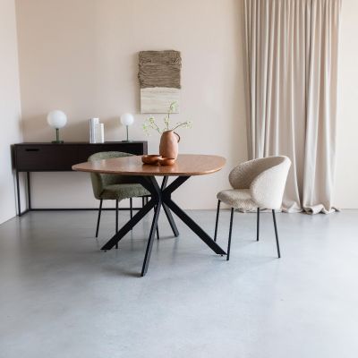 Puur Jonas eettafel organisch rond