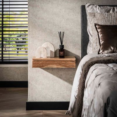 Fraaai Hugo nachtkastjez - groot - massief acacia naturel | set van 2