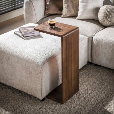Fraaai Rebecca overzettafel - massief teak espresso
