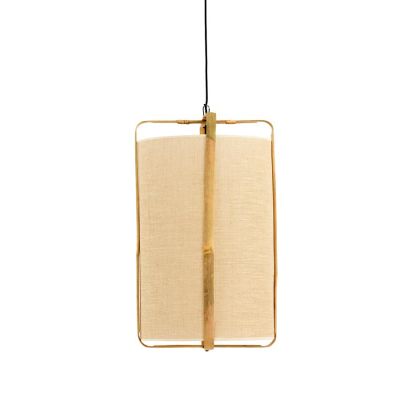Light & Living Sendai hanglamp Ø42 cm - zand/bamboe