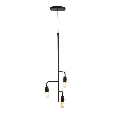 Light & Living Edisa hanglamp 3L Ø48x25 cm - mat zwart
