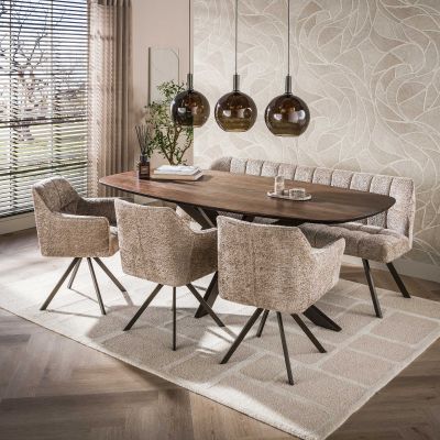 Fraaai Tyler eetkamertafel 215 cm