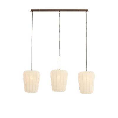Light & Living Bibury hanglamp 3L 103x30x143 cm hout print